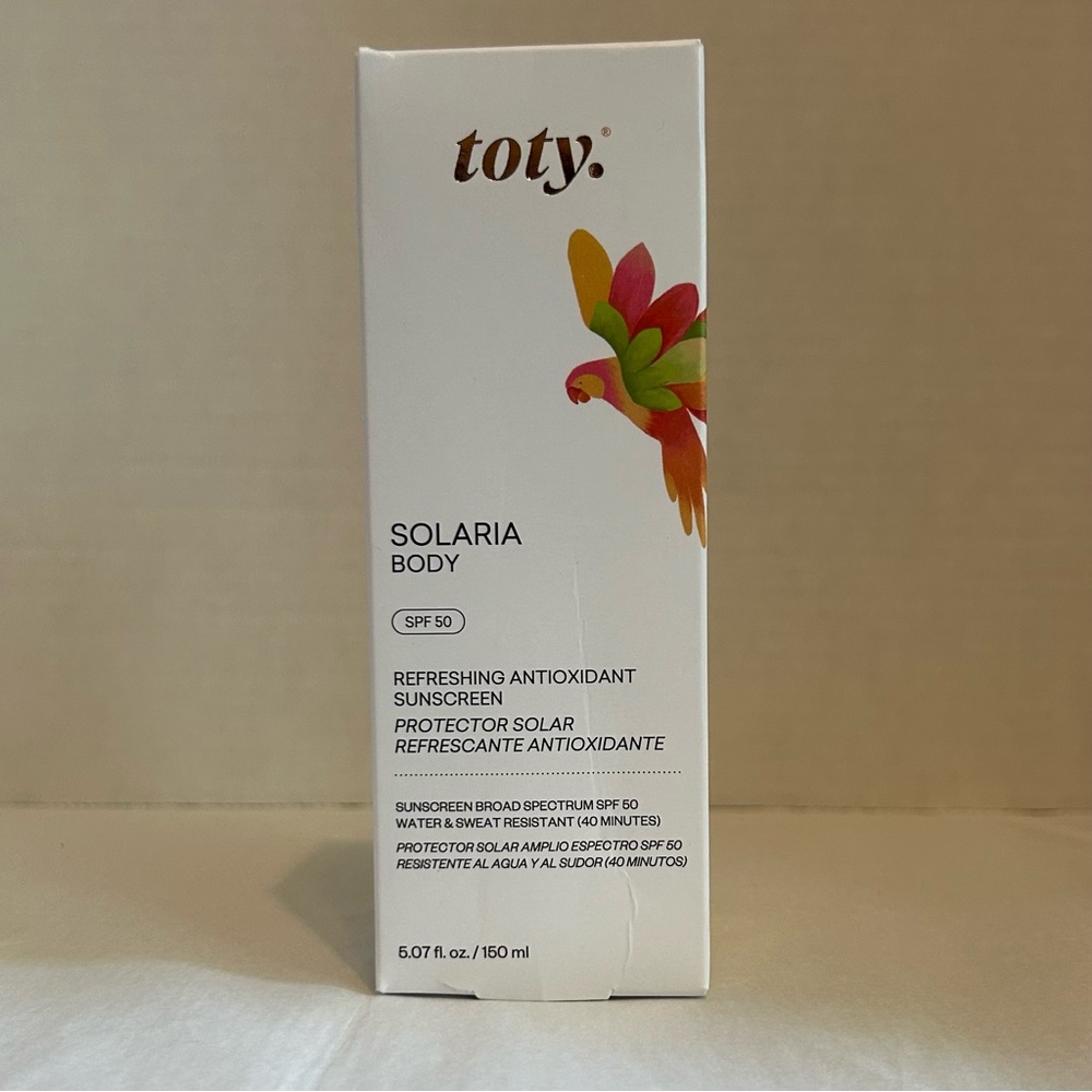 Toty by Sofia Vergara, Solaria Body Spf 50 Refreshing Antioxidant Sunscreen 5 oz - Picture 2 of 3